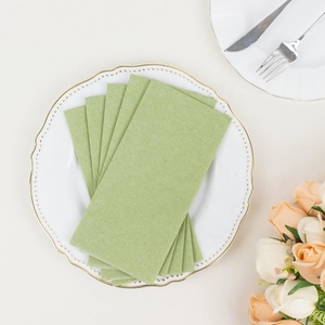 <span class=keywords><strong>Serviette</strong></span> de table de couleur <span class=keywords><strong>vert</strong></span> sauge de haute qualité serviettes de fabricant de <span class=keywords><strong>papier</strong></span> Airlaid - Product Image 6