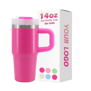 Nuevo Diseño, Vaso Térmico de 14oz para Sublimación, Acero Inoxidable, Doble Pared Aislada, con Asa y Pajita - Product Image 1
