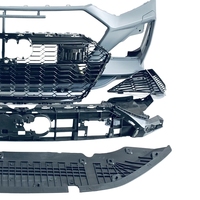 Pour Audi A7/S7, mise à niveau vers un style RS7, calandre de pare-chocs avant avec lèvre avant, 2019-2020, matériau ABS, ajustement OEM