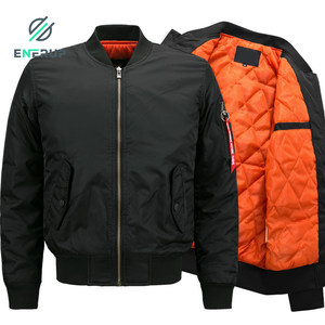 Enerup Listo para enviar al por mayor <span class=keywords><strong>Alpha</strong></span> MA-1 <span class=keywords><strong>Bomber</strong></span> Flight Jacket - Fighter Pilot Flight Jacket - Product Image 4
