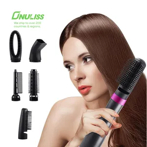 5 in 1 Styler Haartrockner One Step Haartrockner Profession eller Haar glätter Locken wickler Styling Tools Heißluft bürste