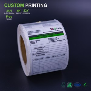 Etiqueta <span class=keywords><strong>de</strong></span> Registro <span class=keywords><strong>de</strong></span> Mantenimiento Industrial, Etiqueta <span class=keywords><strong>de</strong></span> Servicio <span class=keywords><strong>de</strong></span> Papel Sintético Personalizada, Etiqueta <span class=keywords><strong>de</strong></span> Inspección Impermeable, Venta al por Mayor <span class=keywords><strong>de</strong></span> Fábrica - Product Image 1