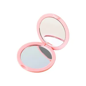 Round small cosmetic pocket mirrors wholesale small makeup mirror Mini Pocket Folding Makeup Mirror