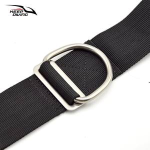 Correa de Pulmón para Buceo Profundo KD 938 con Hebilla Japonesa de Acero Inoxidable 316, Anilla en D y Correa de Cintura con Montaje Lateral Técnico - Product Image 3