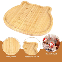 Planche à découper en bambou en forme de tête d'ours mignonne avec citation amusante gravée, plateau de service en bois pour la préparation des aliments en cuisine, les fêtes et les charcuteries