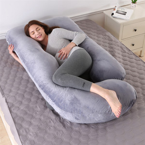 Lightweight U-Shaped Full Body Nursing Pillow for Pregnant Women <b>Memory</b> & Massage Features for Hotel & Camping Use <b>Foam</b> Filled - Product Image 5