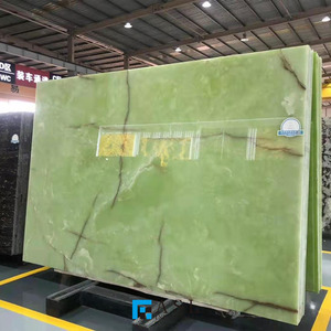 Decoración para el Hogar: Losas de Ónix y Mármol de los Emiratos Árabes Unidos, Verde Piña Afgano, Verde Jade, Verde Conemara, Menta Multicolor y Ónix Pakistaní - Product Image 5