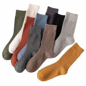 Calzini alla moda da donna a metà polpaccio a colori da quattro stagioni - Product Image 1