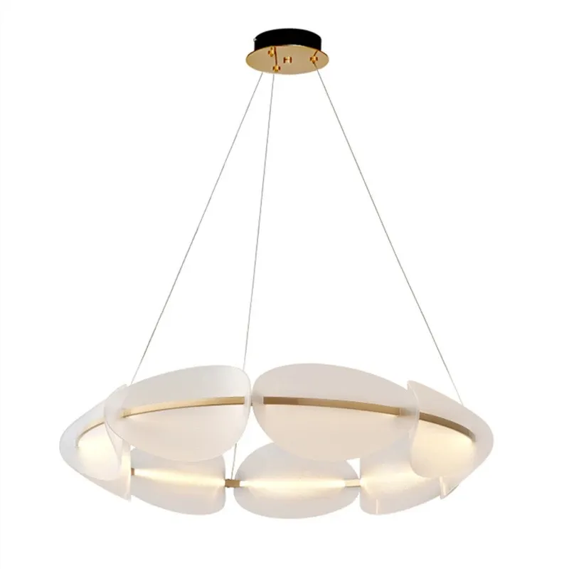 Lustre de led moderno, criativo, luminária pendente, para sala de jantar