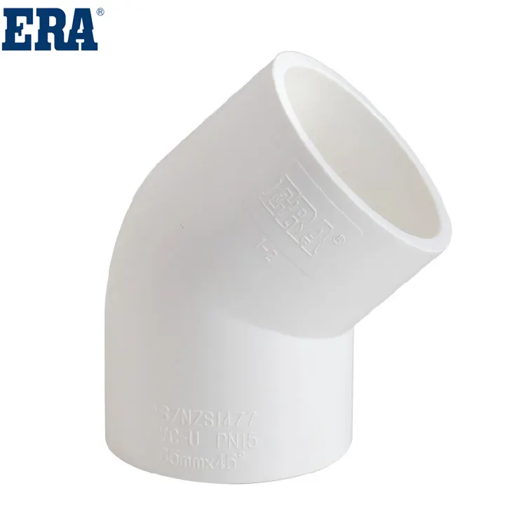 ERA AS/NZS1477 Watermark Australia pvc pipe fittings Light 45 degree elbow L type