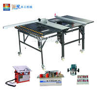 Scie à table motorisée S-480 pour le travail du bois, 380V/220V 1.6KW, multifonctionnelle, sans poussière, scie mère-fils, pour la décoration intérieure, 80kg