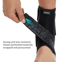 Orthèse de cheville de sport de plein air en gros orthèse de cheville de compression élastique sangles réglables pour la rééducation de l'entorse