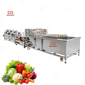 Planta de procesamiento de verduras industrial Máquina de lavado y secado de frutas y verduras para fábrica de alimentos y bebidas - Product Image 1