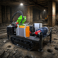Foreuse électrique DTH mobile compacte pour le forage de roches, idéale pour la construction de tunnels, de pipelines et le forage souterrain en sous-sol