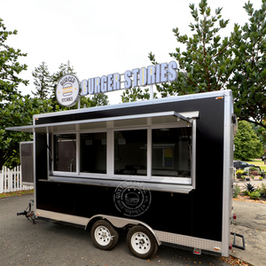 Mobile 220V Full Kitchen Food Truck with Ice <b>Pizza</b> Coffee Hotdog Concession Remorque Trailer Cart - Product Image 2