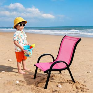 SUPER SOLDE <span class=keywords><strong>Chaise</strong></span> d'extérieur empilable pour enfants, <span class=keywords><strong>chaise</strong></span> longue <span class=keywords><strong>de</strong></span> <span class=keywords><strong>jardin</strong></span> pour enfants avec structure métallique, plusieurs couleurs disponibles - Product Image 4