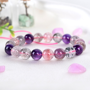 กำไลหินคริสตัลธรรมชาติขายส่ง คุณภาพสูง กำไลซุปเปอร์เซเว่น - Product Image 4
