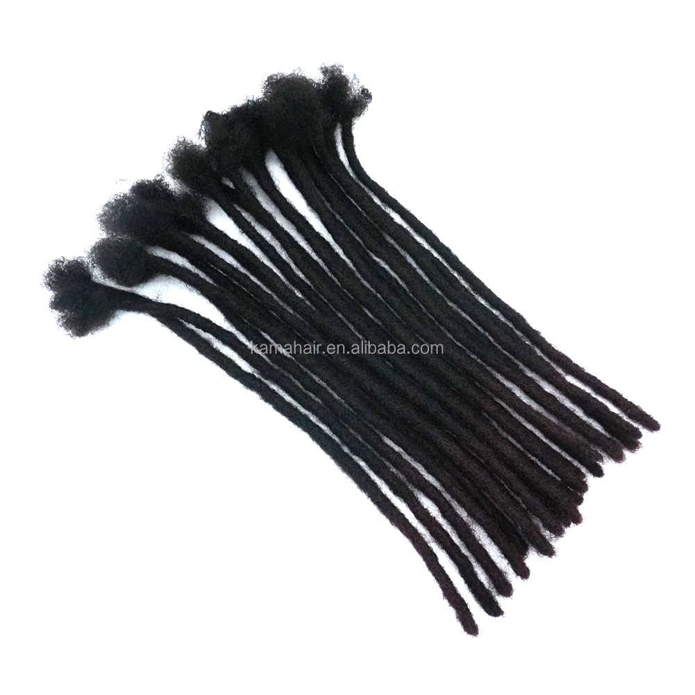 KAMA Wholesale Brazilian Remy Hair Tape Hair Dreadlock Extensions Crochet Locs for Men and Women Detail Section 4