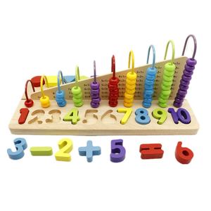 Juguete educativo inteligente <span class=keywords><strong>de</strong></span> aprendizaje para niños, cuentas <span class=keywords><strong>de</strong></span> matemáticas, tabla <span class=keywords><strong>de</strong></span> conteo <span class=keywords><strong>de</strong></span> madera, Abacus, venta directa <span class=keywords><strong>de</strong></span> fábrica - Product Image 1