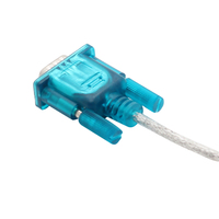 Cable Serial USB 2.0 Tipo-A a DVI RS232 DB9 de 9 Pines, Adaptador con Conductores Chapados en Oro, Revestimiento de PVC y Blindaje Trenzado de 0.8M para Uso con Monitor
