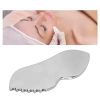 Grattoir facial en acier inoxydable de gros, outil de beauté, grande taille, soin professionnel de la peau, grattoir Gua Sha, utilisation en salon et à domicile