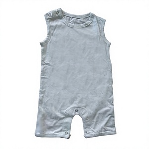 Pijama Enterizo de Bambú y Algodón Orgánico 100% con Logotipo Personalizado, Estampado Digital, para Bebés, Ropa de Verano para Fiestas, Venta al por Mayor a Granel - Product Image 3