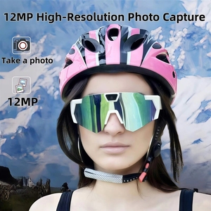 <span class=keywords><strong>Lunettes</strong></span> de cyclisme intelligentes 2025 avec caméra HD, <span class=keywords><strong>lunettes</strong></span> de photographie résistantes au vent pour le sport en extérieur - Product Image 3