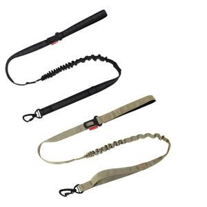 Collar táctico de nailon reflectante sin asfixia ajustable de primera calidad de color sólido para perros grandes - Product Image 6