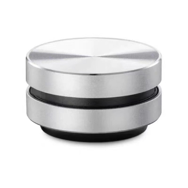 Mini Portable Bone Conduction Resonance Bluetooth Speaker Wireless Heavy Bass Aluminum Alloy for Travel