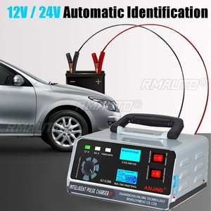 Chargeur de batterie intelligent 12V/24V pour automobile, 400W, avec réparation intelligente par impulsions pour voiture, camion, bateau, moto - Product Image 5