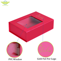 Boîtes en carton rigide de luxe personnalisées pour mariage, avec couvercle transparent décoratif, présentation de cadeau élégante et unique