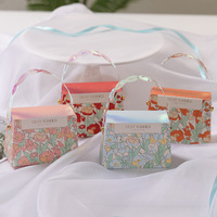 Boîte à bonbons personnalisée de luxe avec poignée, boîte à cadeaux de mariage, boîte à bonbons de fête