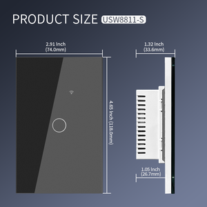 Cao cấp Wi-Fi thông minh chuyển đổi ánh sáng cho chúng tôi nhà không có dây trung tính yêu cầu cài đặt đơn giản và điều khiển nhà thông minh - Product Image 5