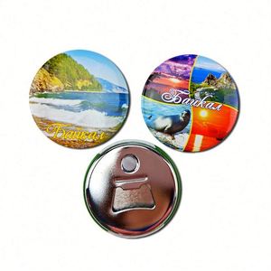 Customized Logo Round 58Mm Refrigerator Magnet Tin Badge Button Magnetic Wine Beer Bottle Opener - Product Image 6