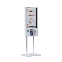 Kiosque à écran tactile de 32 pouces pour la commande et le paiement en libre-service, kiosques pour restaurants, banques, centres commerciaux