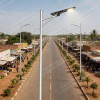 Poste de Luz Cónico de Acero Galvanizado en Caliente de Grado Industrial, 9m 10m 11m, para Proyectos de Iluminación Urbana y Pública