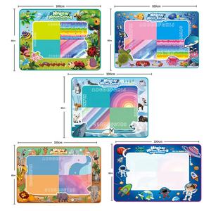 Venta al por mayor de lienzo de agua mágico bonito, juguete de dibujo para niños, alfombrilla de juego para bebés, escritura de agua repetida de plástico ABS reutilizable educativo - Product Image 2