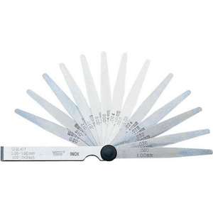 VOGEL - 413105 Stainless steel <b>feeler</b> <b>gauge</b> <b>set</b> - EAN 4010873110139 <b>FEELERS</b> AND PITCH <b>GAUGES</b> - Product Image 1