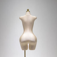Mannequin féminin brésilien taille fine doré BBL pour boutique de vêtements, mannequin courbé pour femmes
