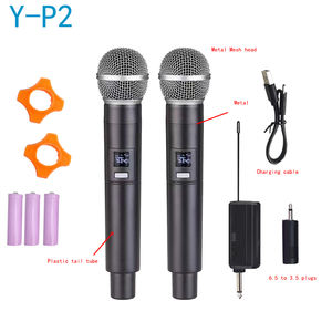 Новый дизайн, многоканальный беспроводной микрофон YALIMIC со светодиодной подсветкой, легкий металл и пластик для конференц-связи - Product Image 5