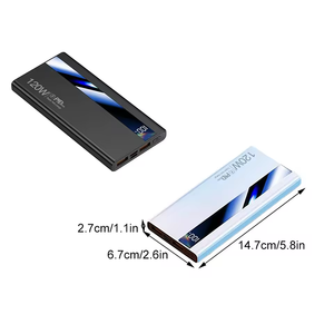 Batería de Banco de energía de carga rápida de <span class=keywords><strong>20000mAh</strong></span> 10000mAh Banco de energía de pantalla digital de alta capacidad para <span class=keywords><strong>Xiaomi</strong></span> iPhone Samsung - Product Image 2