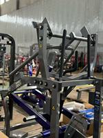 Machine à Squats avec Ceinture de Musculation Commerciale en Gros, Machine à Jambes à Charge de Plaques, Équipement de Squats et de Relevés de Genoux, Vente Chaude