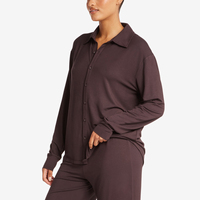 Anpassen Oem Pyjamas Shirts und Hosen Frauen Baumwolle und Spandex Nachtwäsche Frauen 2 Stück Lounge Set
