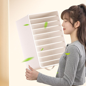 Clothing Organizer Foldable Compartmentalized <b>Storage</b> <b>Box</b> Rectangle With Compartments For Wardrobe <b>Folding</b> Clothes - Product Image 4