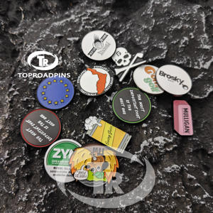 Marqueurs de balle de golf en métal magnétique avec logo personnalisé, marqueurs de balle de golf en métal avec logo personnalisé - Product Image 3