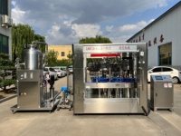 Ligne de remplissage automatique complète de l'A à la Z pour eau pétillante, eau gazeuse, boissons gazeuses et bière, avec dépalettiseur pour bouteilles en verre