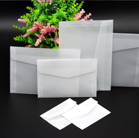 Enveloppe en papier transparent recyclé ECO, petite enveloppe en papier pour emballage