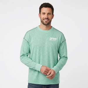 T-shirt de pickleball pour homme à manches raglan avec logo personnalisé, col rond, protection solaire UPF 50, respirant, anti-humidité, polyester, été - Product Image 1