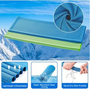 Microfiber <b>Cooling</b> Ice Towel Custom logo Quick-Dry Gym Yoga Towel Eco-friendly Digital Printing Adult Summer Sports Games - Product Image 2