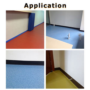 Plinthe flexible moderne en <span class=keywords><strong>PVC</strong></span> avec rail inférieur en vinyle pour applications de revêtement de sol hospitalier - Product Image 5